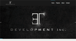 Desktop Screenshot of etdevelopmentinc.com